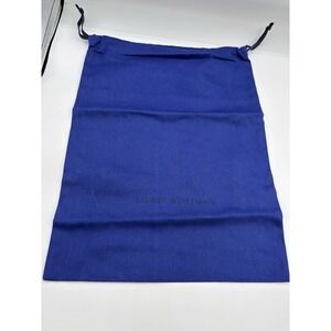 Stuart Weitzman‎ Authentic Blue Drawstring Dustbag 10.5" X 14"